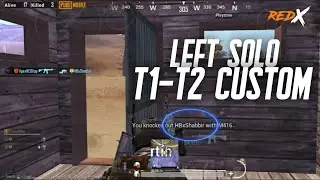 This is How Redx play T1 COMPETITIVE Customs | PUBG Mobile | RedxOP Gaming
