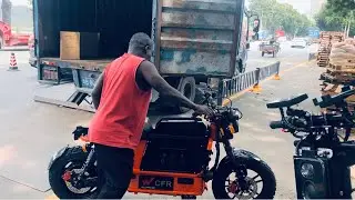 E-moto ready for shipping
