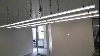 Dimbare zwevende LED TL buizen