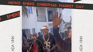 Nkwo Emeke Christmas market day, Umuocham Mmanwu came to pay homage to CEO Ada Vinn Hotel