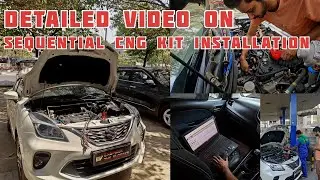 AFTERMARKET CNG SEQUENTIAL KIT INSTALLATION DETAILED VIDEO || MARUTI SUZUKI || BALENO 2021