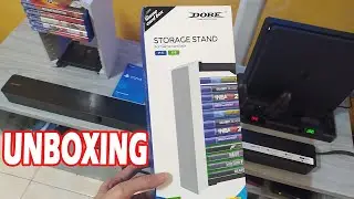 Dobe Storage Stand for Game Card Box PS4, PS5, Xboxone Unboxing