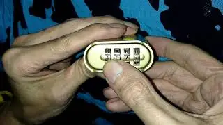 How to change a Padlock Combination Padlock