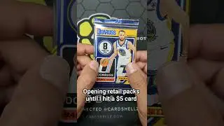 Can I Find a $5 Card in These Packs? #fyp #irlpackopening #sportscards