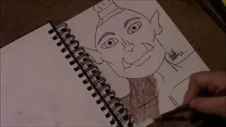 Drawing Your Charater: ButtLick The Orc