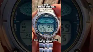 1990| CASIO COSMO PHASE !! #solarsystem #watch #watches #casio #90s #universe #time 📽️:thizz_king