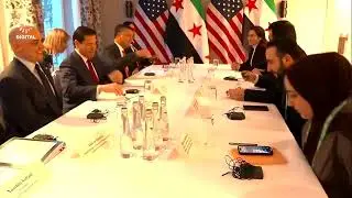 Historic Munich Meeting Mazloum Abdi & Syrian FM Meet U.S. Secretary of State Marco Rubio