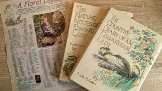 Edith Holden Book Flip Throughs ~ Subscriber Request ~ Books I Use For Junk Journaling