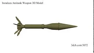 Instalaza Antitank Weapon 3D Model