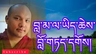 བླ་མ་ལ་ཡིད་ཆེས་བློ་གཏད་དགོས། Trust to the guru @buddhistG 