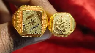 💍|| Ring Design || 💍 shree ganesh ji... on gold ring...  #gold