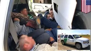 Illegal immigration: Fake 'US border patrol' SUV busted bringing 12 migrants into Texas - TomoNews