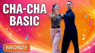 Bronze Cha-Cha-Cha Figures &ndash; Just the Steps | ブロンズ・チャチャチャ｜ステップだけ練習動画 | Matthew Day & Celeste Kamite