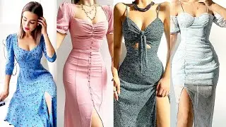 Summer dresses and short and long suits#فساتين سهرةصيفيه قصيره وطويله