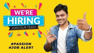 We Are Hiring 🔥🔥🔥 Opportunity for Passionate Young Talents || Tamil Tech - Tamil Selvan