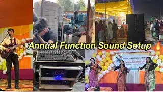 Annual function sound setup 😱🔥 rcf top  // 1pair sound setup swx-1000 bass and spx-810 top 