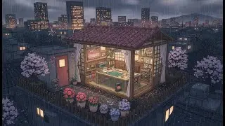Rainy Night Study Room 🌧️ Cozy Spring Lofi For Deep Focus Reading And Distraction Free Work