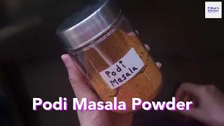 Podi Masala Recipe | South Indian Podi Powder | Idli Podi | Gun Powder | गन पाउडर या पोड़ी मसाला