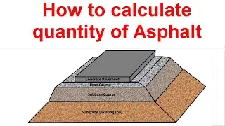 How to calculate quantity of Asphalt