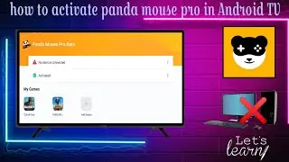 how to Activate Panda Mouse Pro in Android TV Box/MI TV without PC | Gamepad app for Android TV