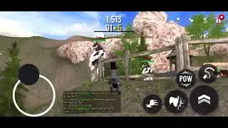Gameplay Goat Simulator mmo battle cows.