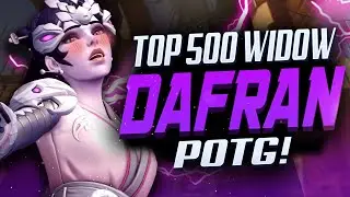 Dafran Widow and McCree gameplay! POTG! [ Overwatch Season 28 Top 500 ]