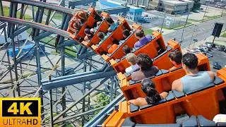 Storm Chaser Back Row POV 4K 60fps RMC Roller Coaster Kentucky Kingdom