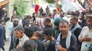 main Ashura procession in Gilgit passed through its designated routes and ended imamia masjid 