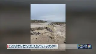 Severe flooding, road damage forces closure of Redrock Randsburg, Garlock roads