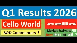 CELLO Q1 results 2026 | CELLO results today | CELLO Share News | CELLO Share latest news