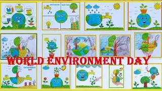 Environment Day Drawing ||Save Tree Save Environment || Save Tree Save Earth || Save Water Save Tree