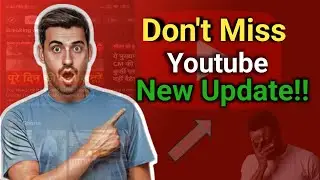 Don't miss Youtube New Update for creators #newupdate #subscribe