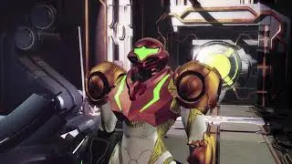 Metroid Dread - Elun: Samus Sees The X Parasite Leave Area and Spread Throughout The World Cutscene