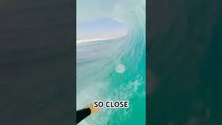 Dam I was close #povsurf #povsurfing #pov #waves #surf #insta360 @insta360