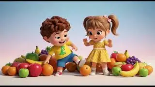 Colour's name, Fruits name,Shape name, Funny cartoon for kids 🤣& Learn and Fun 😊