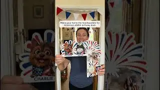 My Pets Are Waiting For America&rsquo;s 250th | Personalized Door Corner Wood Sign
