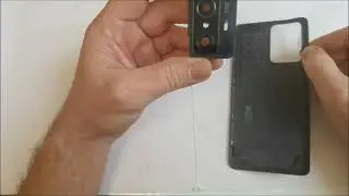 Xiaomi 11t  back cover and camera lens removed