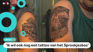 Efteling-fans zetten tattoo van nieuwe attractie