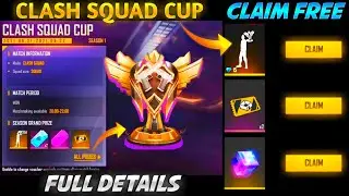 Free Fire Clash Squad Cup | Clash Squad Tournament | Clash Squad Cup Full Details | Free Emote Claim