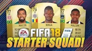 CHEAP FIFA 18 STARTER TEAM! w/ HIDDEN GEMS! (FIFA 18 Ultimate Team)