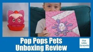 Pop Pops Pets Unboxing Review - YULU Pop Pops - Popping Slime Surprise Toys