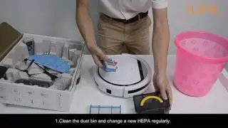 ILIFE V3s FAQ Q3 - why has the suction level decreased after used for some time?