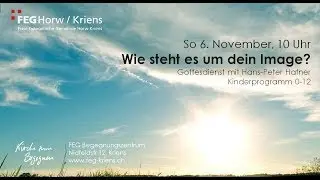 Wie steht es um dein Image? PREDIGT: HANS-PETER HAFNER