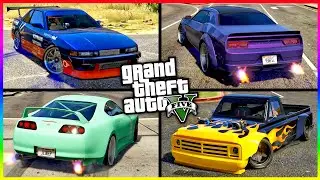 TOP 7 COCHES BARATOS QUE MEJOR DERRAPAN en GTA 5!