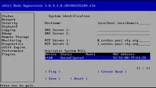 oVirt - часть 9 - обзор oVirt Node ISO