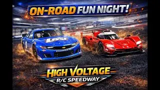 High Voltage Carpet ON-ROAD Friday Night - LIVE R/C Racing Anderson, SC 1-16-25