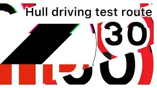 Hull Driving Test Route: example route C