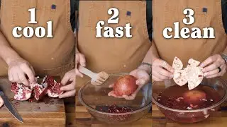 3 Ways to Open Pomegranates