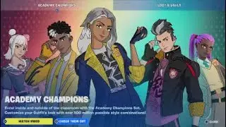 Fortnite Item Shop June 1, 2023 - Academy Champions Outfits