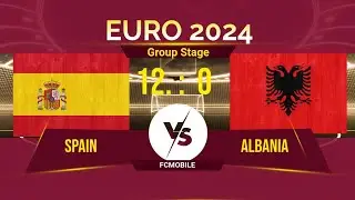 Spain vs Albania | 12 : 0 | EURO 2024 | group Stage